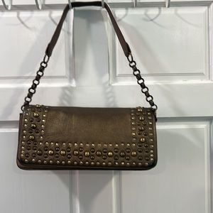 The find gold studded bag! Excellent used condition,lots of compartments